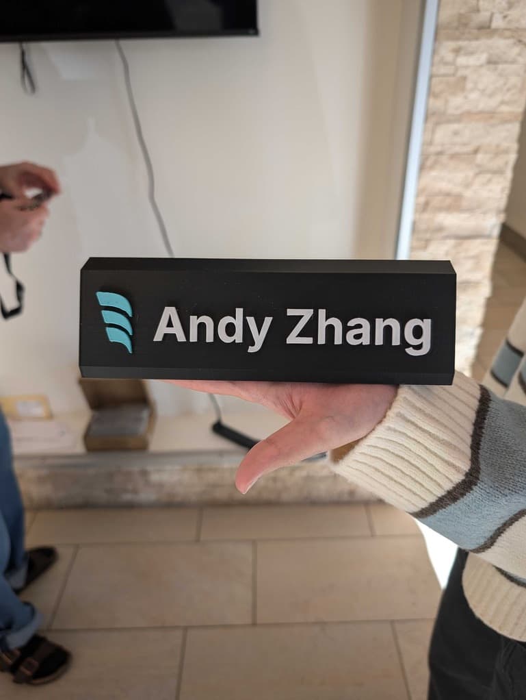A nameplate for Windsurf